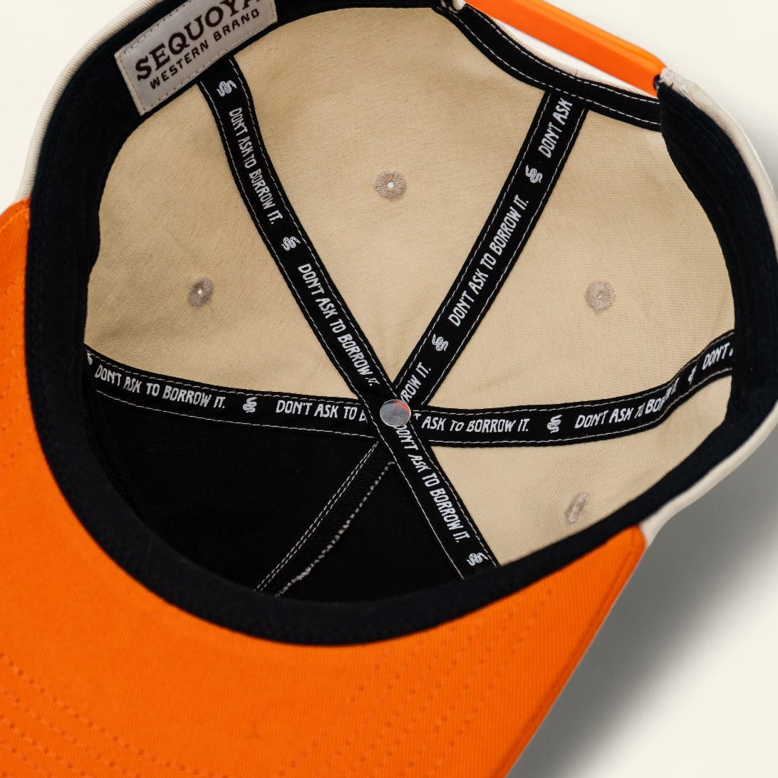 Clancy Snapback Cream/Orange