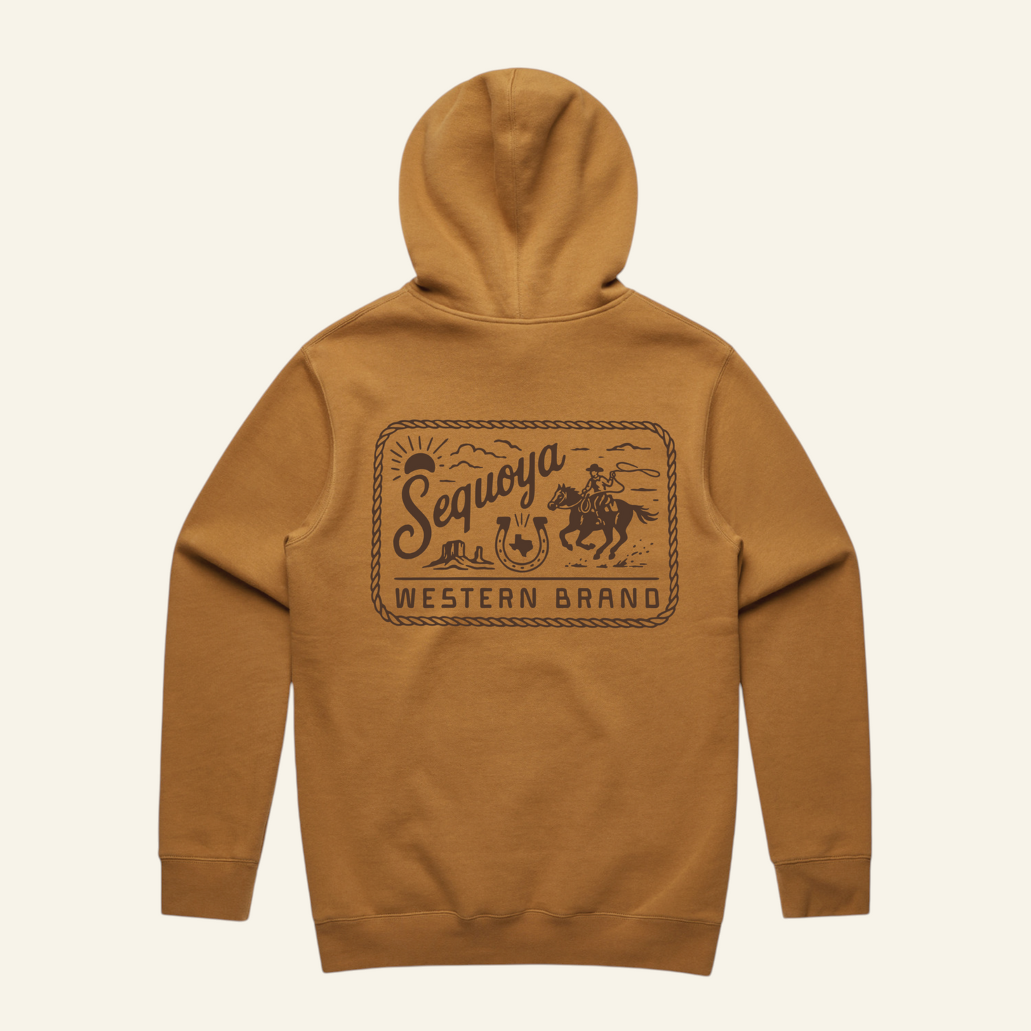 Stamp Mid-Weight Hoodie Buckskin