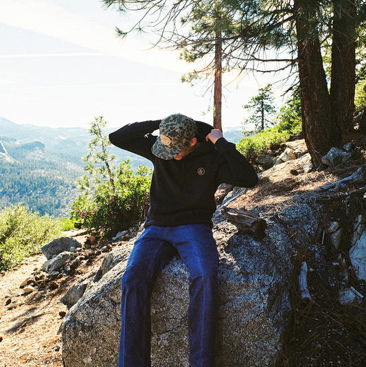 Branded Mid-Weight Hoodie Coal