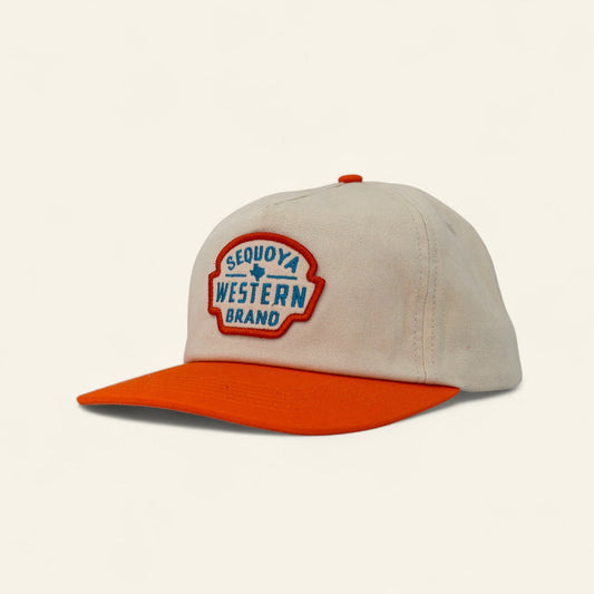 Clancy Snapback Cream/Orange