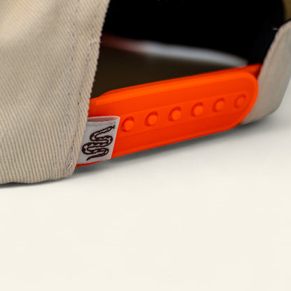 Clancy Snapback Cream/Orange