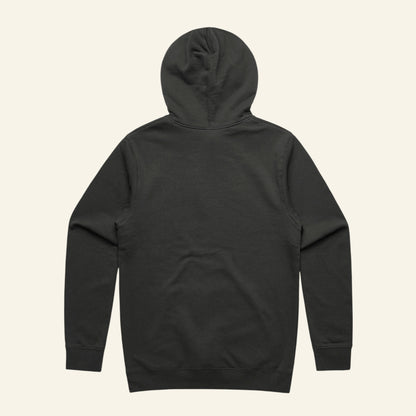 Branded Mid-Weight Hoodie Coal
