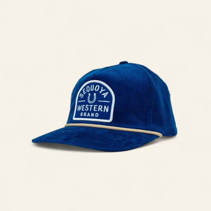 Buenos Noches Corduroy Snapback Blue