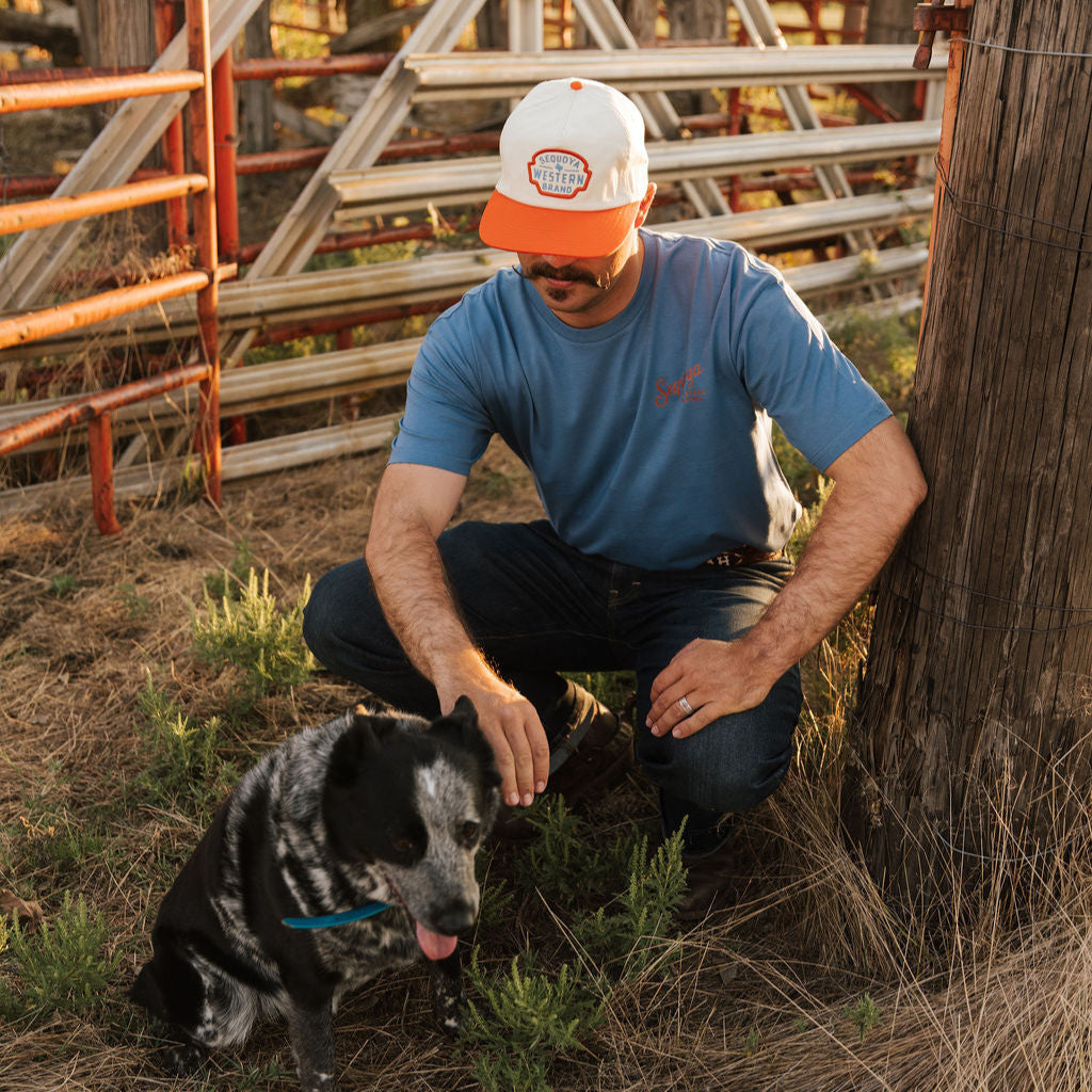 Clancy Snapback Cream/Orange