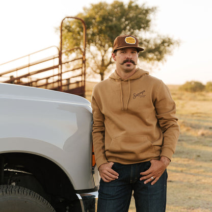 Stamp Mid-Weight Hoodie Buckskin