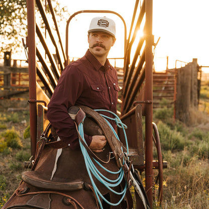 Mesa Snapback Cream/Black