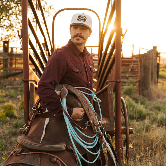 Mesa Snapback Cream/Black