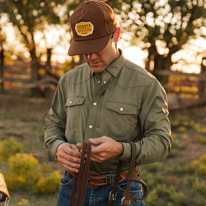 Red River Snapback Brown